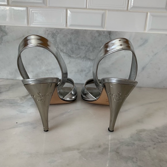 Louis Vuitton silver Mirroire Sandals size 38 - Picture 3 of 8